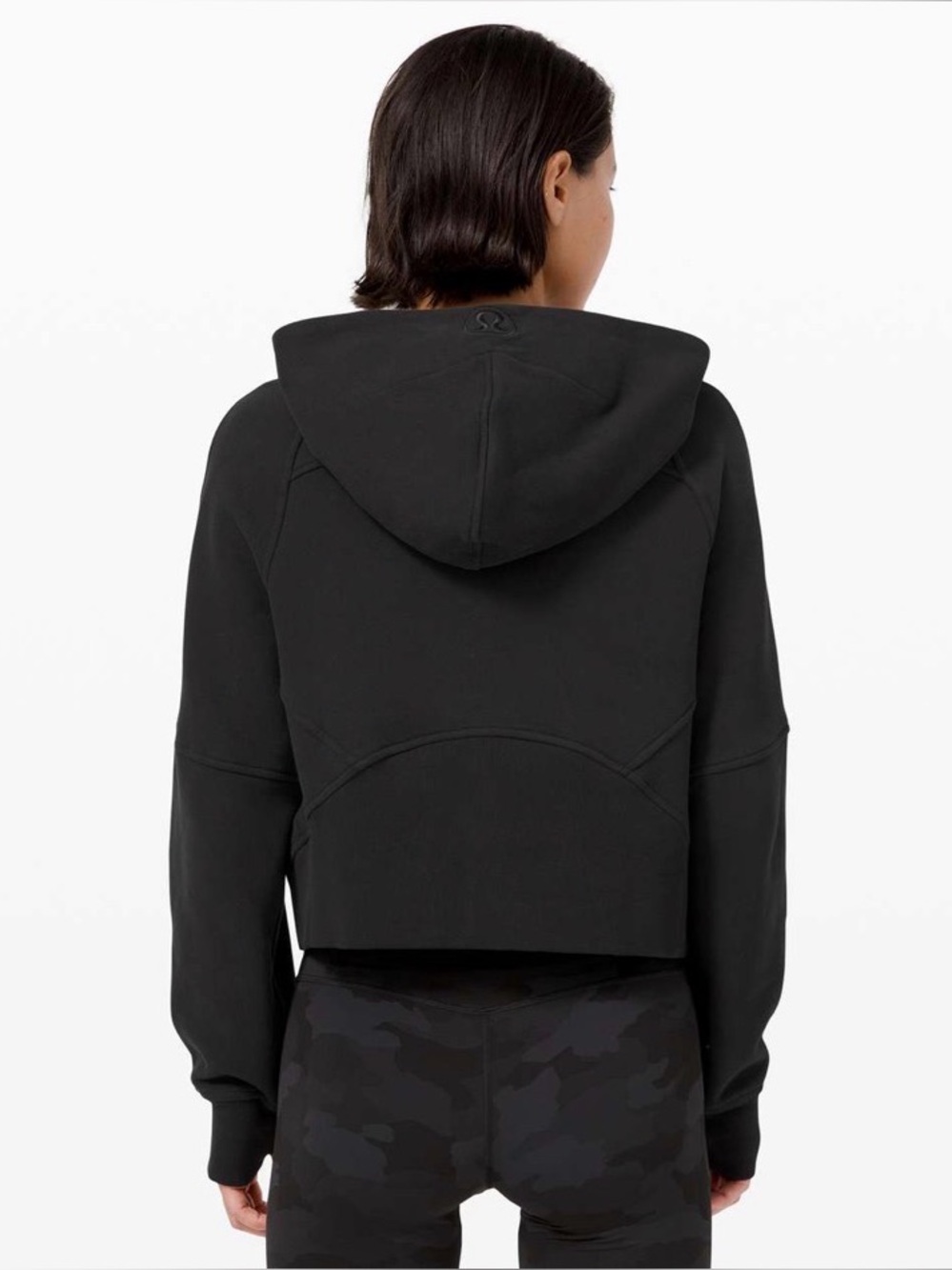 Lululemon Scuba Oversized 1/2 Zip Hoodie Black Women’s xs small - Picture 2 of 9
